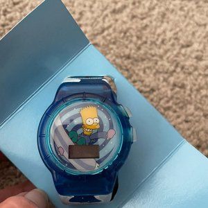 New Simpsons Collectibles Burger King Talking Watch, Bart